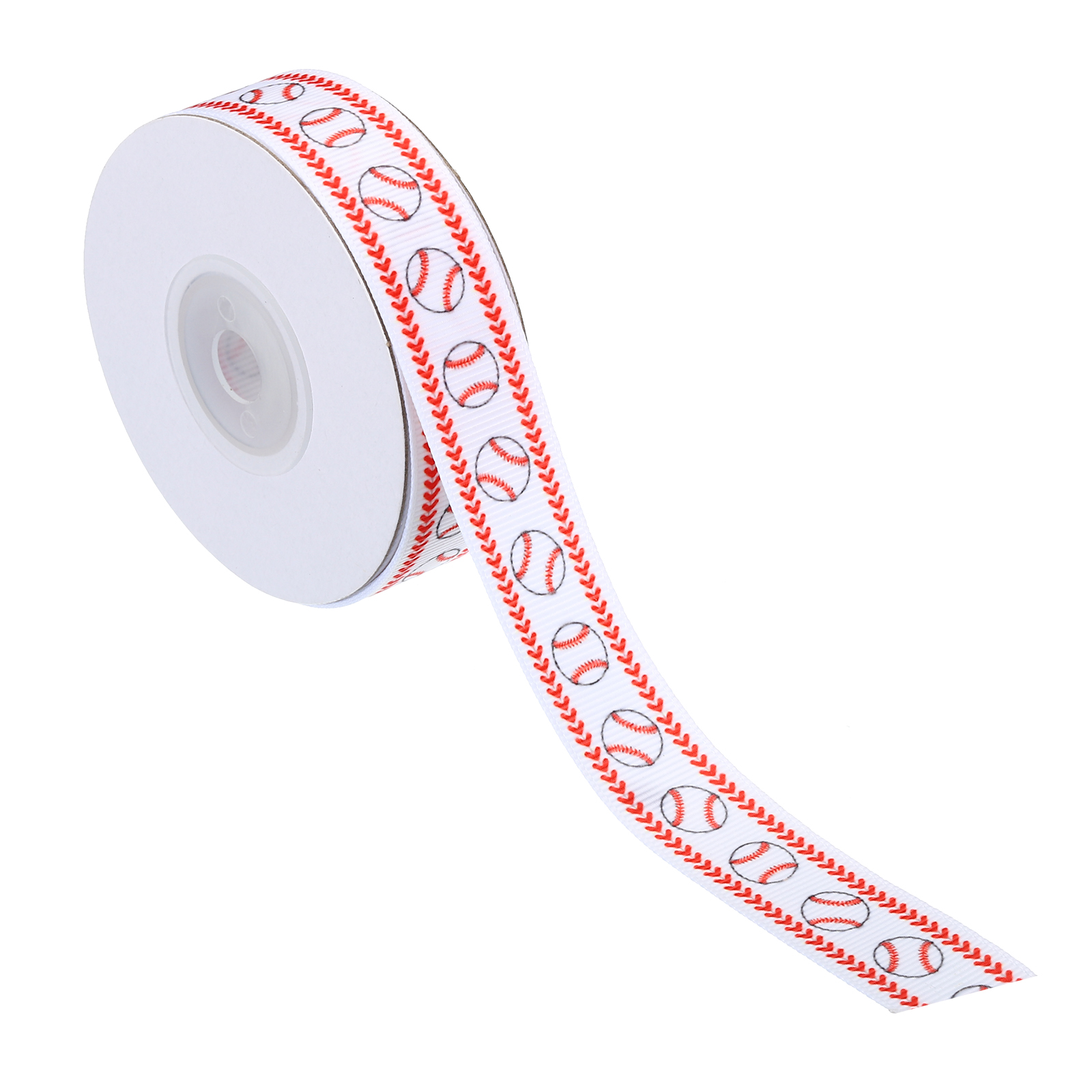 10 Yards Ribbon for Gift Wrapping, 22mm Baseball Ribbons for Crafts Wedding  Decoration Gifts, Red White 